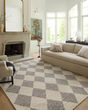 Francis FRA-01 Beige/Charcoal Area Rug