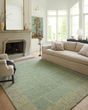 Francis FRA-02 Green/Natural Area Rug