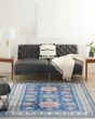 Fulton FUL02 Blue Area Rug