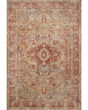 Gaia GAA-01 Gold/Brick Area Rug