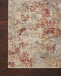 Gaia GAA-03 Taupe/Brick Area Rug