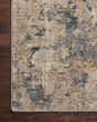 Gaia GAA-03 Taupe/Denim Area Rug