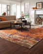 Galaxy 21904 Multi/Orange Area Rug