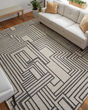 Gansett T8011 Tan/Brown Area Rug