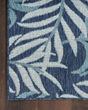 Garden Oasis GOA01 Navy Area Rug