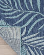 Garden Oasis GOA02 Navy Area Rug