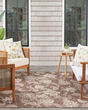 Garden Oasis GOA03 Mocha Area Rug
