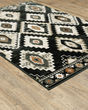 Georgia 605f Charcoal/Ivory Area Rug