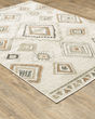 Georgia 660b Ivory/Orange Area Rug