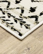 Georgia 8826e Ivory/Black Area Rug