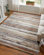 Gilmore 39MQF Ivory/Orange/Gray Rug