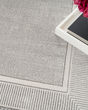 Glitz GLZ07 Silver Area Rug