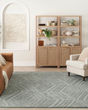 Graceful GRU03 Blue Area Rug
