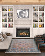 Halli Kerman Brick Brown Area Rug