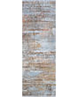 Halli Modern Edge Sky Blue/Multi Area Rug