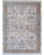 Halli Floral Kashan Beige/Mocha Area Rug