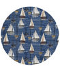 Harbor HA8 Navy Area Rug