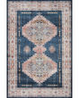 Heidi HEI-03 Denim/Blush Area Rug