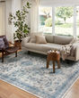 Heidi HEI-04 Ivory/Ocean Area Rug