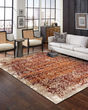 Heritage 9373 Ivory/Rust Anna Area Rug