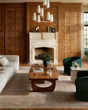 Heritage HER-01 Clay/Natural Area Rug