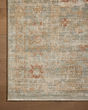 Heritage HER-06 Aqua/Terracotta Area Rug