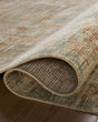 Heritage HER-06 Aqua/Terracotta Area Rug