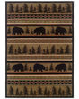 Hudson 1066a Black/Beige Area Rug