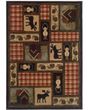 Hudson 1067a Brown/Red Area Rug