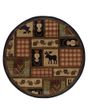 Hudson 1067a Brown/Red Area Rug
