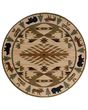 Hudson 1072a Ivory/Green Area Rug