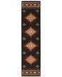 Hudson 87g Black/Green Area Rug