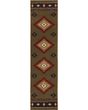 Hudson 87j Green/Red Area Rug