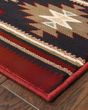 Hudson 87k Red/Green Area Rug