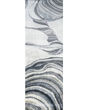 Hue Ivory Marbled Stone Area Rug