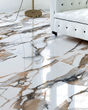 Iconic Calacatta Gold Marble Porcelain Tile