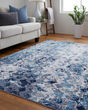 Indio 39H0F Blue/Ivory/Gray Area Rug