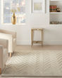 Interlock ITL04 Ivory/Grey Area Rug