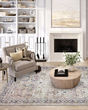 Jericho JC1 Oyster Area Rug