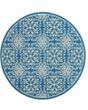 Jubilant JUB06 Ivory/Blue Area Rug