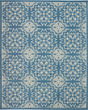 Jubilant JUB06 Ivory/Blue Area Rug