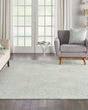 Jubilant JUB06 Ivory/Green Area Rug