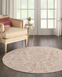 Jubilant JUB09 Ivory/Pink Area Rug