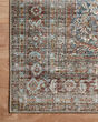 Jules Jul-05 Lagoon/Brick Area Rug