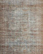 Jules Jul-05 Lagoon/Brick Area Rug