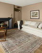 Jules JUL-09 Ink/Terracotta Area Rug