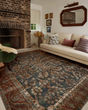 Jules JUL-10 Ocean/Spice Area Rug