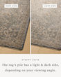 Junie JUE-01 Blue/Natural Area Rug