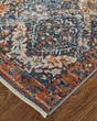 Kaia 39HRF Blue/Orange/Ivory Rug