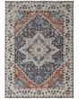 Kaia 39HTF Ivory/Blue/Red Area Rug